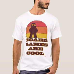 ボードゲームカッコいいはおもしろいメートルヒップスターアート Tシャツ
