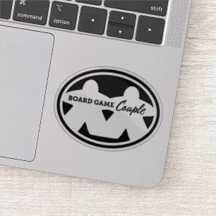 ボードゲームカップルのビニールシール シール