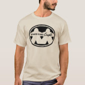 ボードゲームカップル黒枠メンズシャツ Tシャツ (正面)