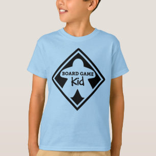 ボードゲームキッドブラックフレームボーイズシャツ Tシャツ