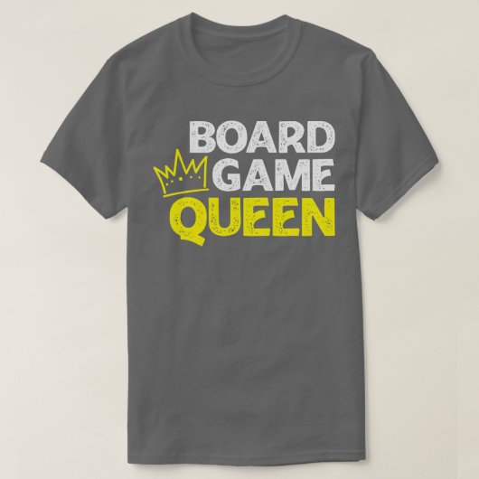ボードゲームクイーン Tシャツ (デザイン正面)