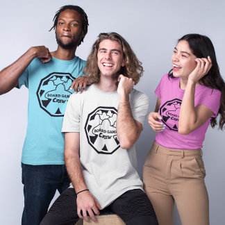 ボードゲームクルーブラックフレームメンズシャツ Tシャツ