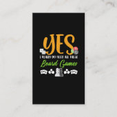 ボードゲームサイコロトランプのポーカーチェスカードゲーム好き 名刺 (正面)