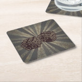 ボードゲームサイコロ1 スクエアペーパーコースター (アングル)