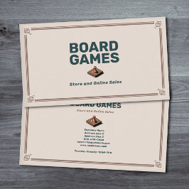 ボードゲームストア 名刺