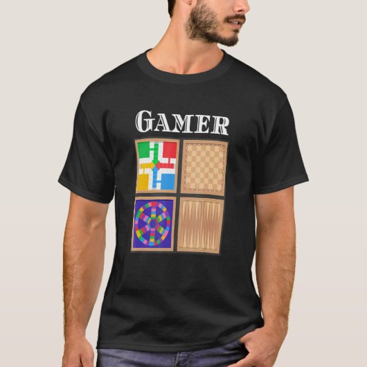 ボードゲームナイトボードゲームパーティーゲーム Tシャツ (正面)