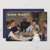 ボードゲームナイト 招待状 (正面/裏面)