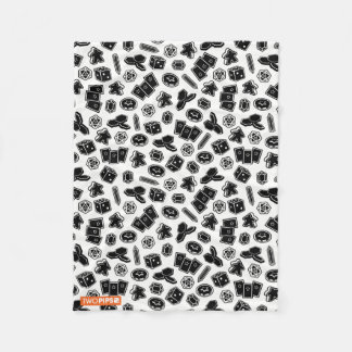 ボードゲームパターン毛布 フリースブランケット