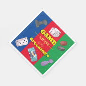 ボードゲームパーティーゲームナイトカジノカードドミノ スタンダードランチョンナプキン (角)