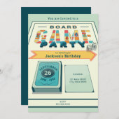 ボードゲームパーティー招待状 招待状 (正面/裏面)