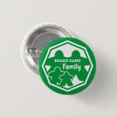 ボードゲームファミリ2P2Kホワイトフレームピン 缶バッジ (正面&裏面)
