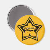 ボードゲームプレーヤー黒枠磁石 マグネット (正面/裏面)