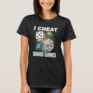 ボードゲームボードゲーマータブレットでカンニング Tシャツ