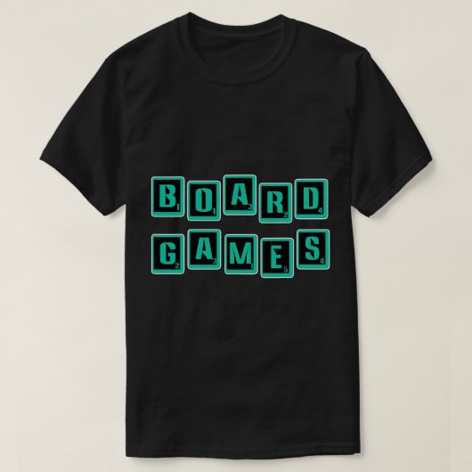 ボードゲームボードゲーマー用の麻雀デバイス Tシャツ (デザイン正面)