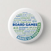 ボードゲーム一緒に私たちを持って来るボタン 缶バッジ (正面)