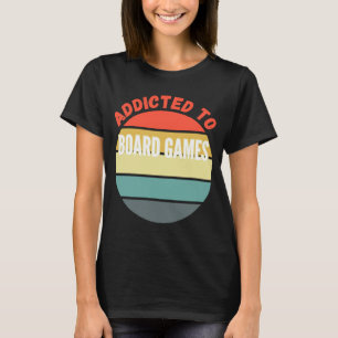 ボードゲーム中毒のボードゲーム Tシャツ