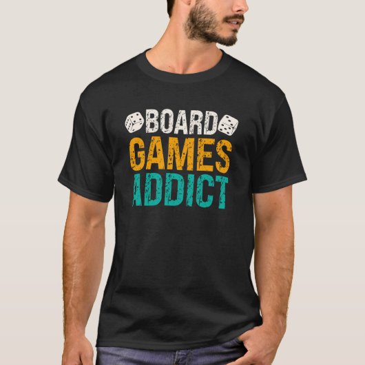 ボードゲーム中毒者 ボードゲームプレーヤー ゲーム伝説 Tシャツ (正面)
