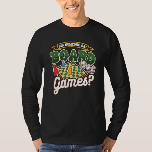 ボードゲーム卓上戦略ゲーム盤ゲーム盤 Tシャツ (正面)