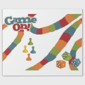 ボードゲーム好き、ボードゲーム好き予測できな ラッピングペーパー (フラット)