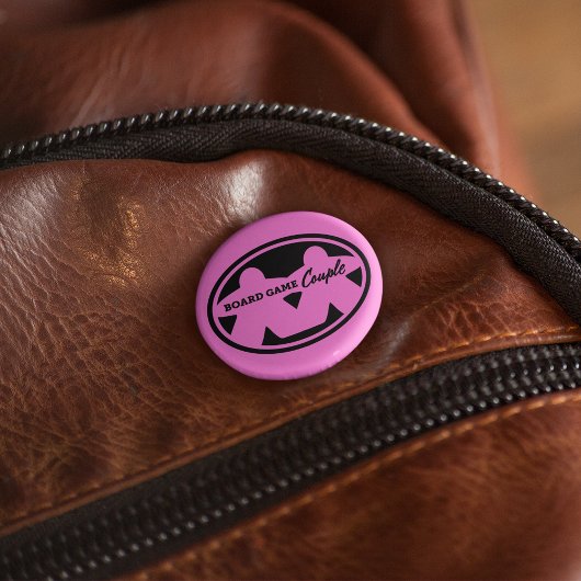 ボードゲーム対ブラックフレームボタン 缶バッジ