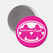 ボードゲーム対ホワイトフレーム磁石 マグネット (正面/裏面)