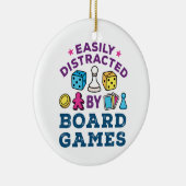 ボードゲーム愛好家に気を取られやすい セラミックオーナメント (右)