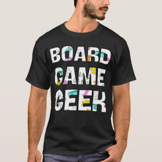 ボードゲーム愛好家のためのレトロデザイン Tシャツ