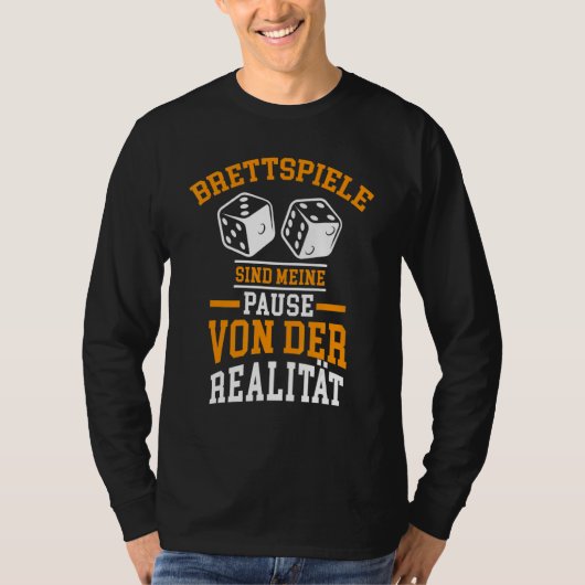 ボードゲーム投球ゲーム夕べ Tシャツ (正面)