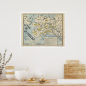 ボードゲーム1897からのクロンドイクの地図 ポスター (キッチン)