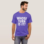 ボードゲーム　だれの番かな？お友達と Tシャツ (正面フル)