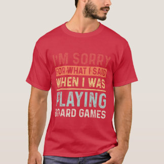 ボードゲーム 私の発言を許して レトロ Tシャツ