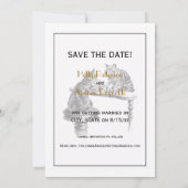 ボードゲーム：2匹遊の猫がチェスの試合 招待状 (裏面)