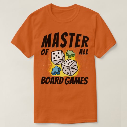 ボードゲーム Tシャツ (デザイン正面)