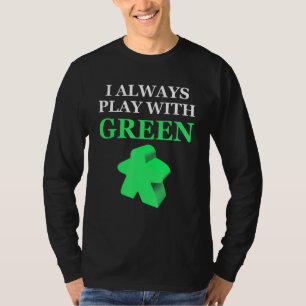 ボードゲームI遊常に緑のメール Tシャツ