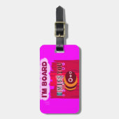 ボードビーアートプリント ラゲッジタグ (正面縦)
