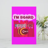 ボードビーアートプリント 便箋 (スタンド正面)