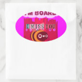 ボードビーアートプリント 楕円形シール (バッグ)