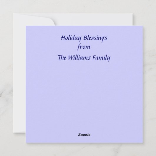 ボードリ・ヌーベルエンジェル ホリデー カード (裏面)