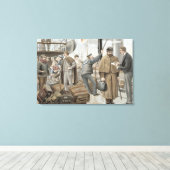 ボード上で行くティルベリー, 'P & O Pencillings キャンバスプリント (インサイチュ (ウッドフロア))