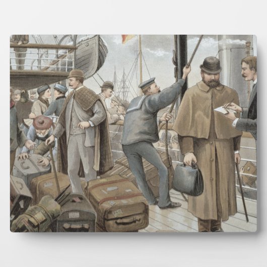 ボード上で行くティルベリー, 'P & O Pencillings フォトプラーク (正面)