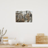 ボード上で行くティルベリー， 'P & O Pencillings ポスター (キッチン)