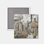 ボード上で行くティルベリー， 'P & O Pencillings マグネット (正面/裏面)