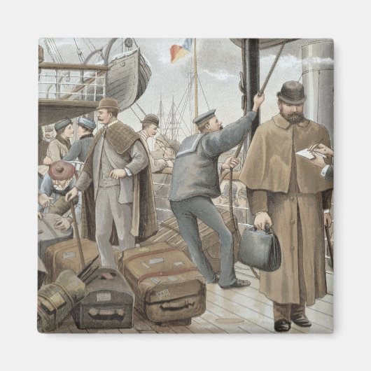 ボード上で行くティルベリー， 'P & O Pencillings マグネット (正面)