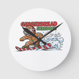 ボード上のクッキー ラウンド壁時計