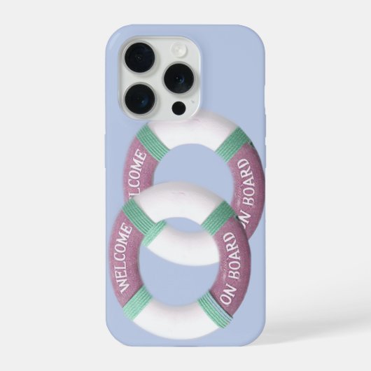 ボード上のコーストウェルカム iPhoneケース (裏面)