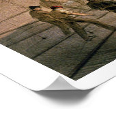 ボード上のタンクの1つを通過するケーブル ポスター (角)