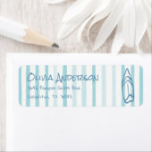 ボード上のベビーシャワー上の夏の手描きベビー ラベル (インサイチュ)