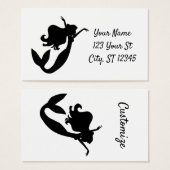 ボード上のマーメイドのシルエットThunder_Cove (正面&裏面)