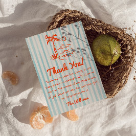 ボード上の描ベビー夏のニュートラル赤ちゃんシャワー サンキューカード