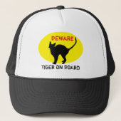 ボード上のTIGER/CATに注意(Trucker Hat) キャップ (正面)